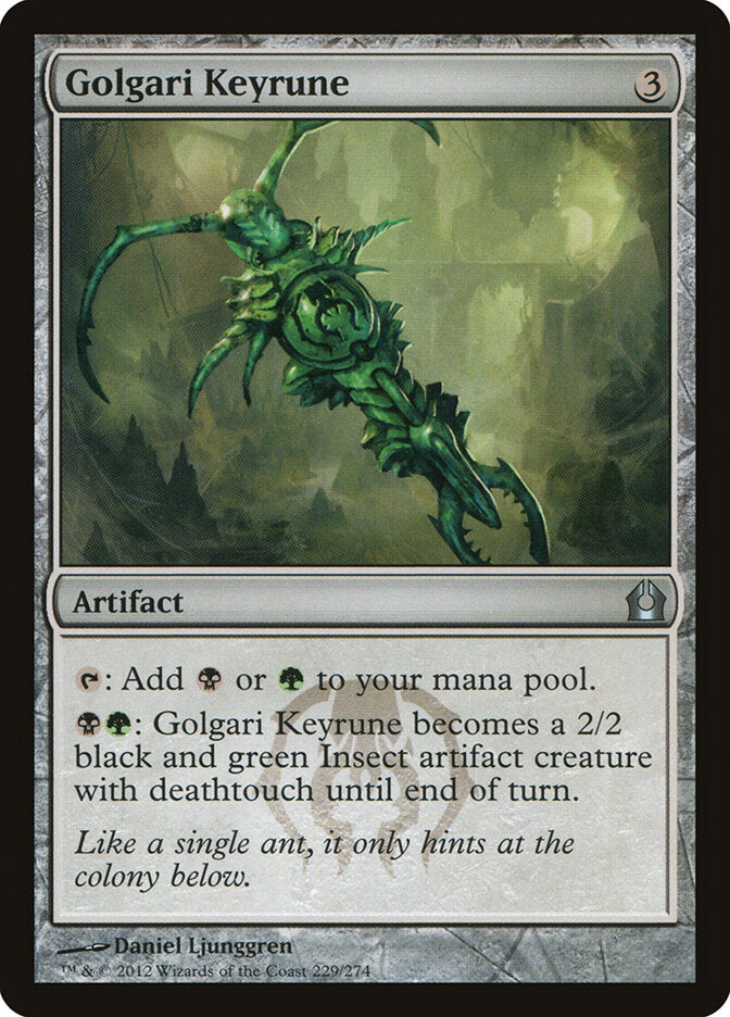 Chave Rúnica Golgari / Golgari Keyrune - Magic: The Gathering - MoxLand