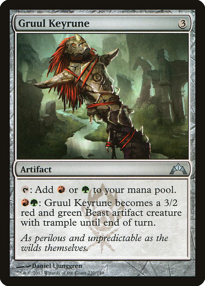 Chave Rúnica Gruul / Gruul Keyrune - Magic: The Gathering - MoxLand