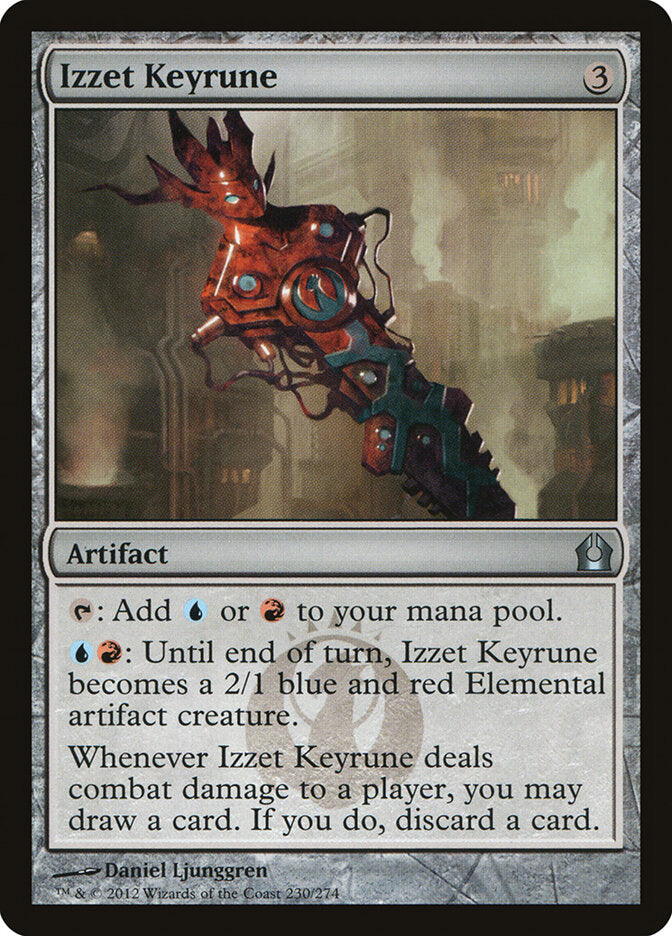 Chave Rúnica Izzet / Izzet Keyrune - Magic: The Gathering - MoxLand