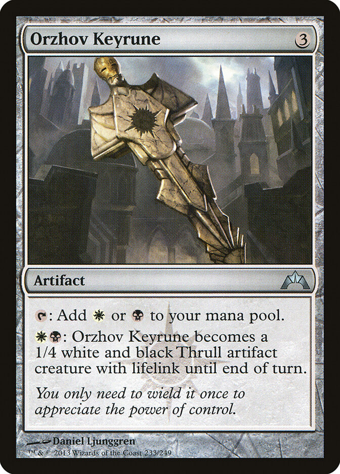 Chave Rúnica Orzhov / Orzhov Keyrune - Magic: The Gathering - MoxLand