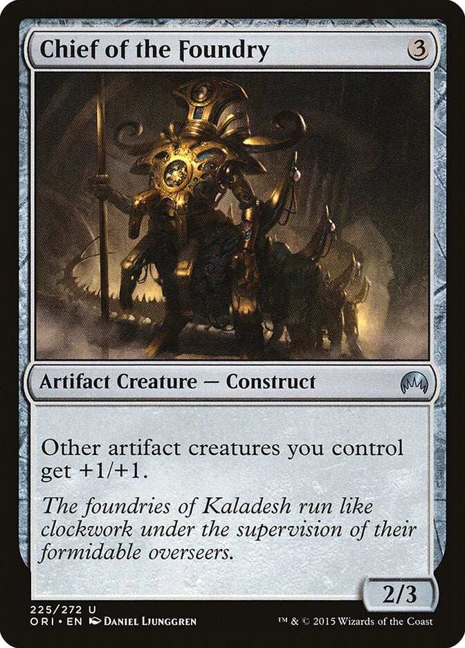 Chefe da Fundição / Chief of the Foundry - Magic: The Gathering - MoxLand