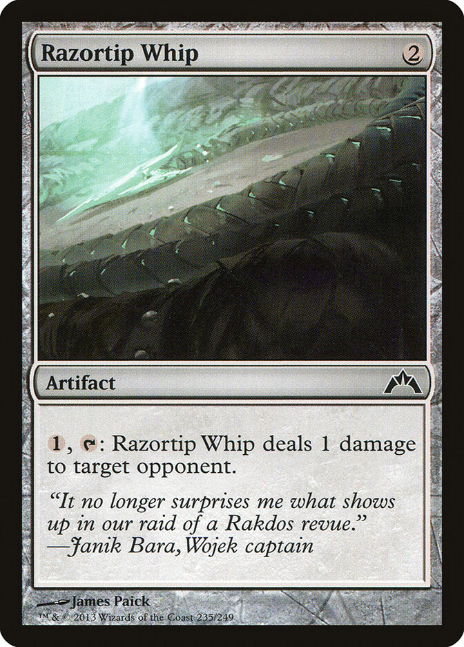 Chicote Ponta de Navalha / Razortip Whip - Magic: The Gathering - MoxLand