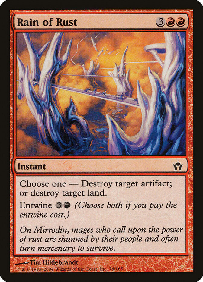 Chuva de Ferrugem / Rain of Rust - Magic: The Gathering - MoxLand