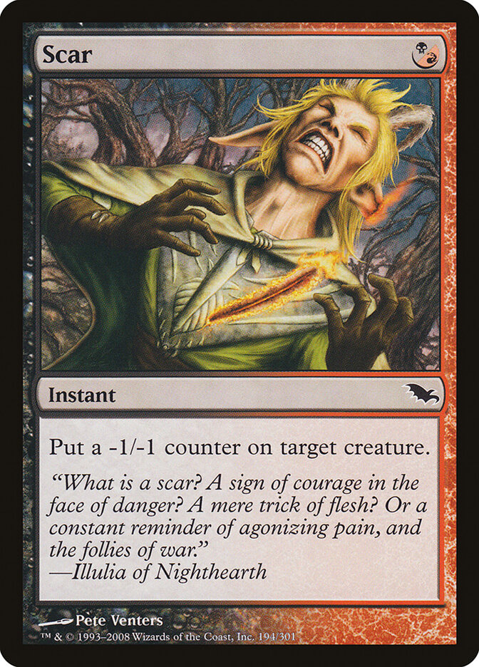Cicatriz / Scar - Magic: The Gathering - MoxLand