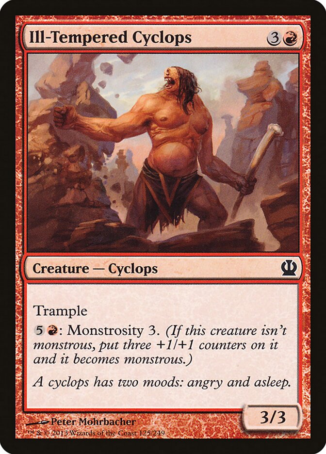 Ciclope Temperamental / Ill-Tempered Cyclops - Magic: The Gathering - MoxLand