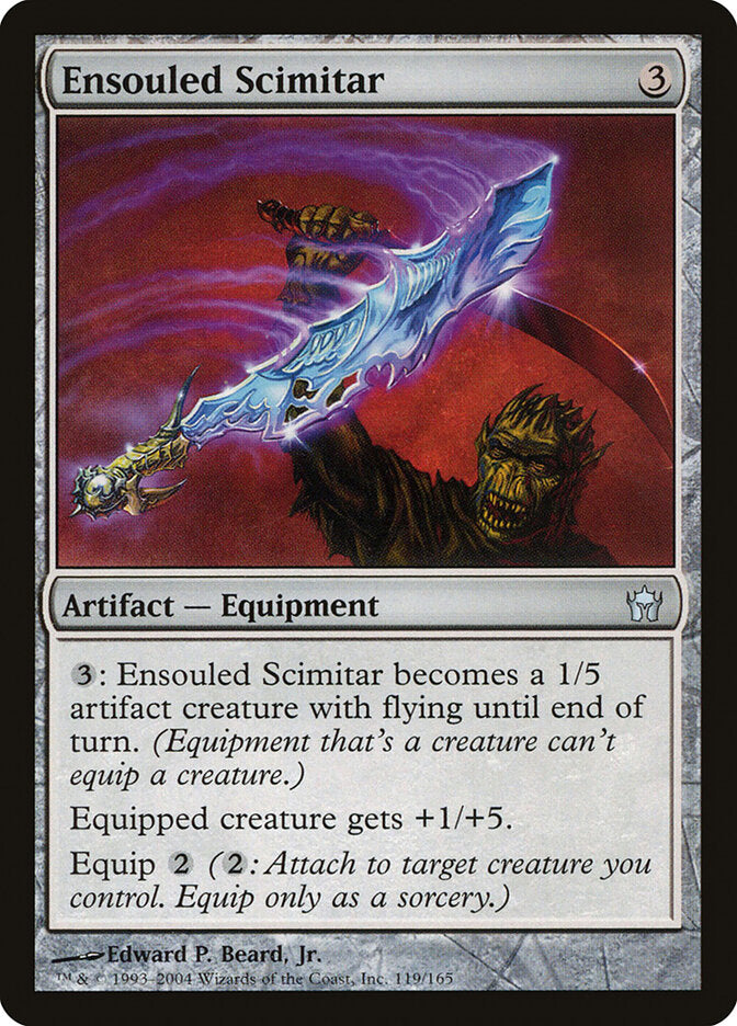 Cimitarra Dotada de Alma / Ensouled Scimitar - Magic: The Gathering - MoxLand