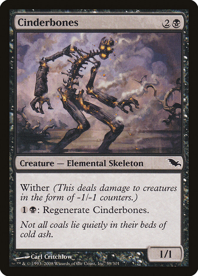 Cinzeríneo Esquelético / Cinderbones - Magic: The Gathering - MoxLand