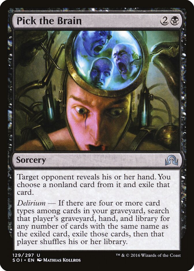 Colher o Cérebro / Pick the Brain - Magic: The Gathering - MoxLand
