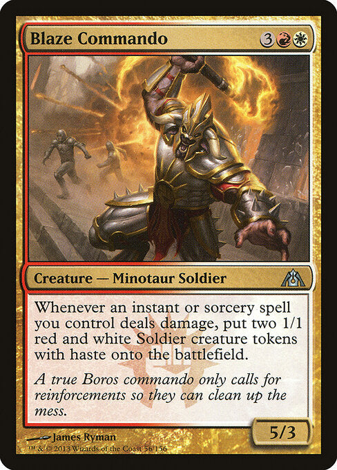 Comando da Labareda / Blaze Commando - Magic: The Gathering - MoxLand