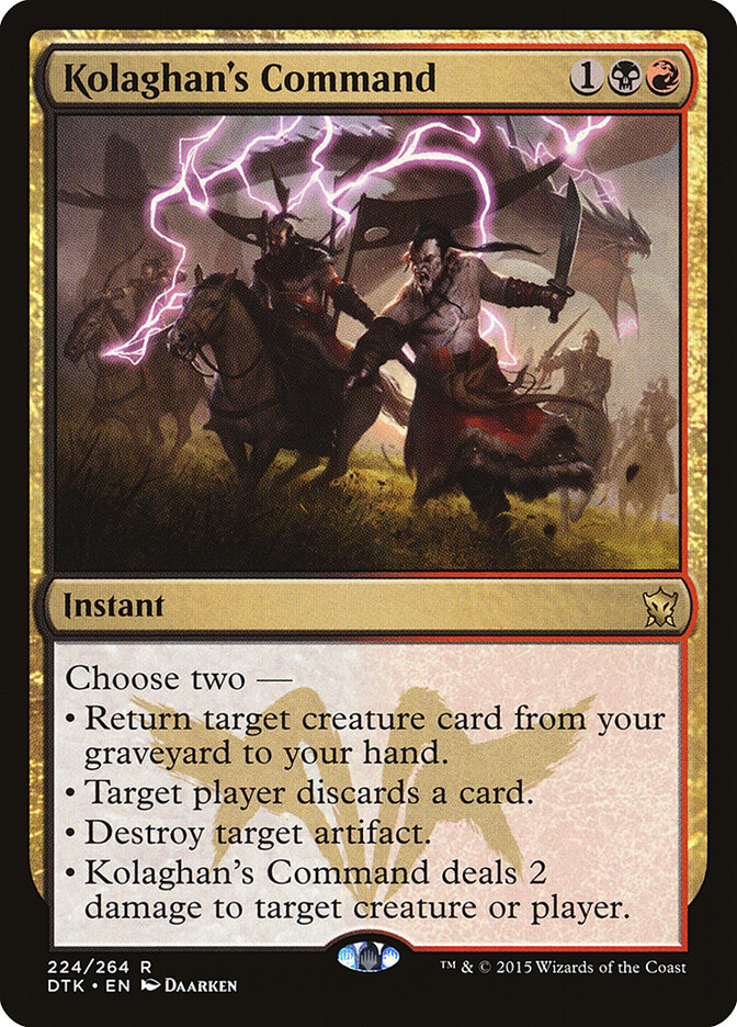 Comando de Kolaghan / Kolaghan's Command - Magic: The Gathering - MoxLand