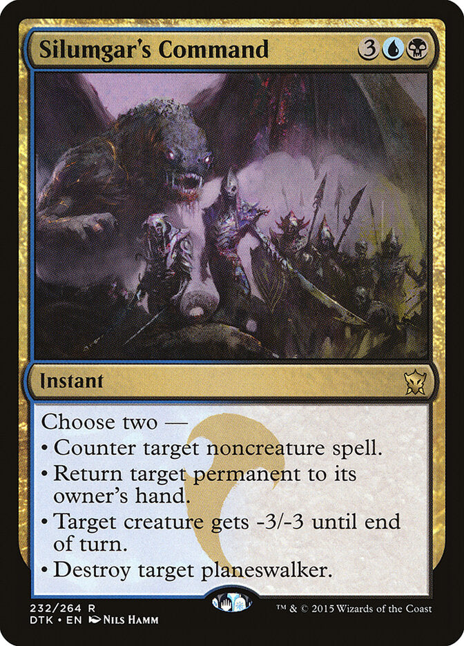 Comando de Silumgar / Silumgar's Command - Magic: The Gathering - MoxLand