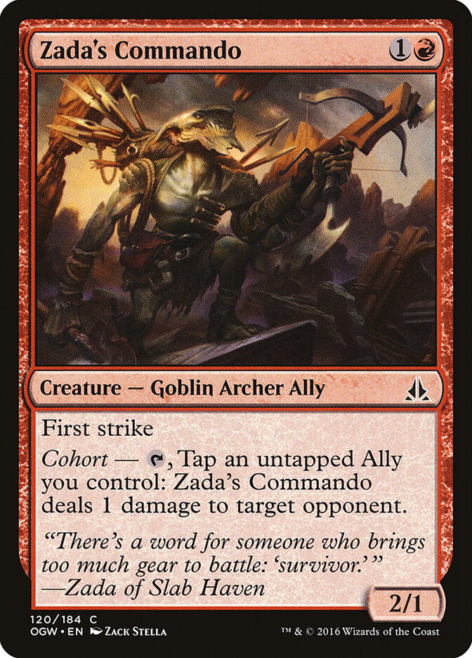 Comando de Zada / Zada's Commando - Magic: The Gathering - MoxLand