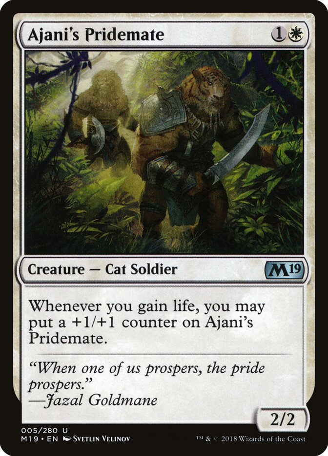 Companheiro de Bando de Ajani / Ajani's Pridemate - Magic: The Gathering - MoxLand