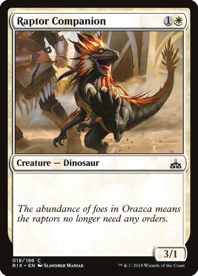 Companheiro Raptor / Raptor Companion - Magic: The Gathering - MoxLand