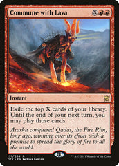 Comungar com a Lava / Commune with Lava - Magic: The Gathering - MoxLand