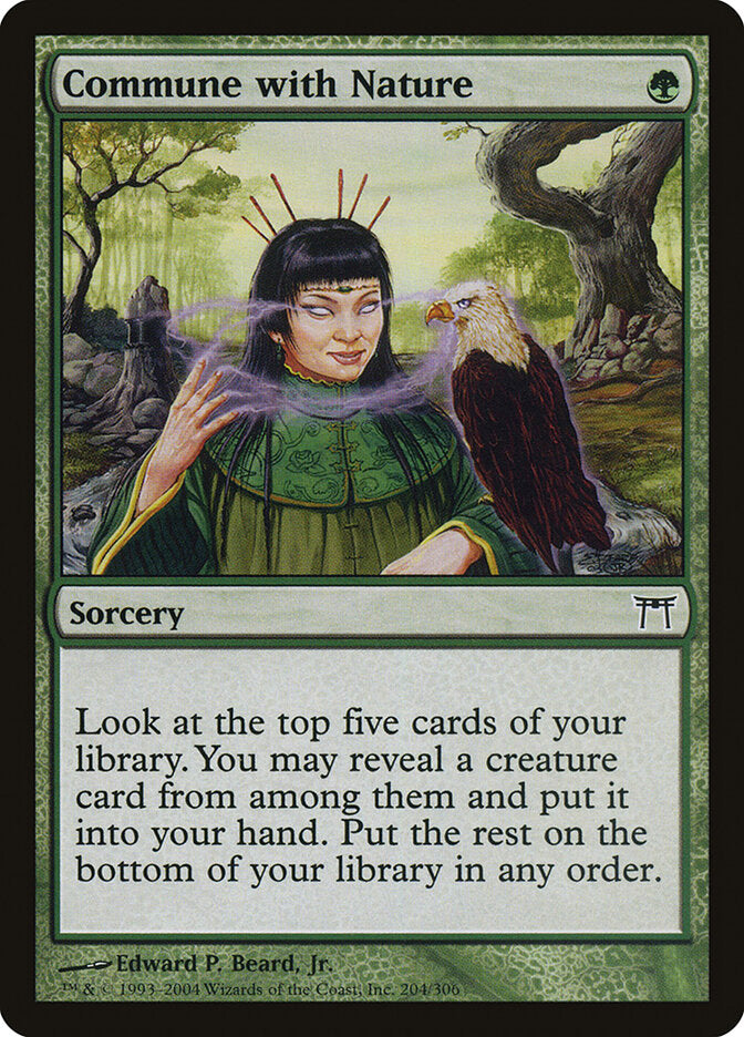 Comungar com a Natureza / Commune with Nature - Magic: The Gathering - MoxLand