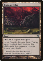 Confim Tectônico / Tectonic Edge - Magic: The Gathering - MoxLand