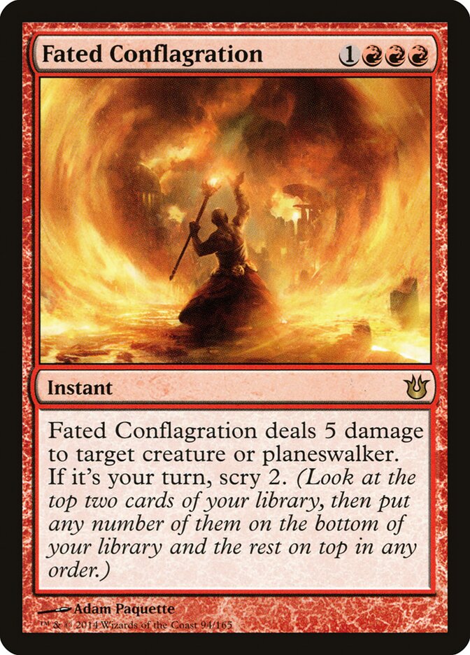 Conflagração Predestinada / Fated Conflagration - Magic: The Gathering - MoxLand