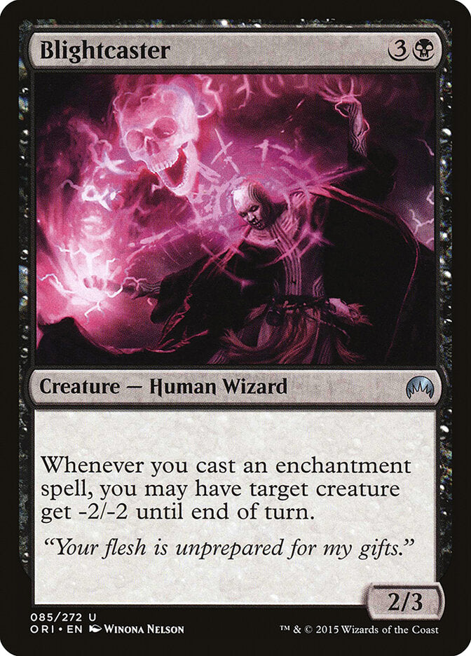Conjurador de Desgraça / Blightcaster - Magic: The Gathering - MoxLand