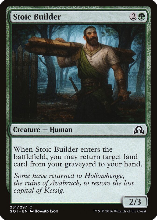 Construtor Estoico / Stoic Builder - Magic: The Gathering - MoxLand
