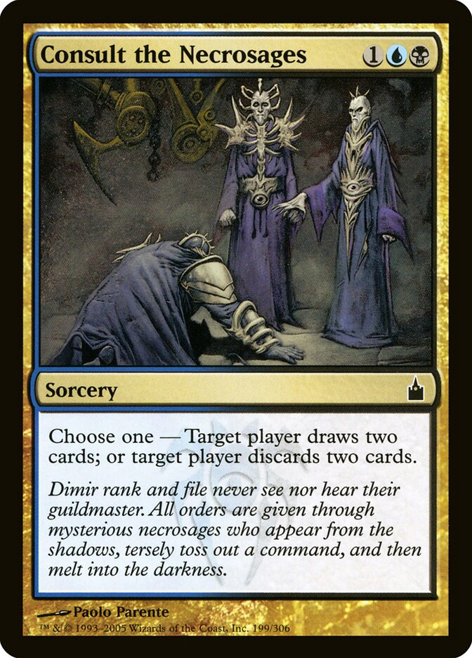 Consulta aos Necrosábios / Consult the Necrosages - Magic: The Gathering - MoxLand
