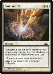 Controle de Tumulto / Riot Control - Magic: The Gathering - MoxLand