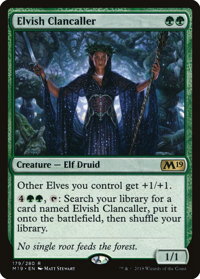 Convocadora do Clã Élfica / Elvish