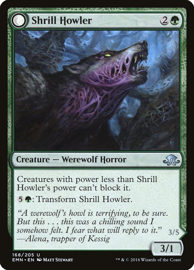 Uivador Estridente / Shrill Howler - Magic: The Gathering - MoxLand