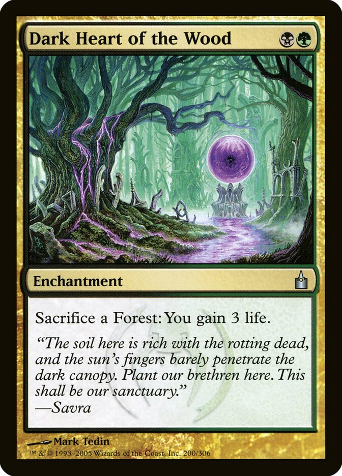 Coração Sombrio da Floresta / Dark Heart of the Wood - Magic: The Gathering - MoxLand