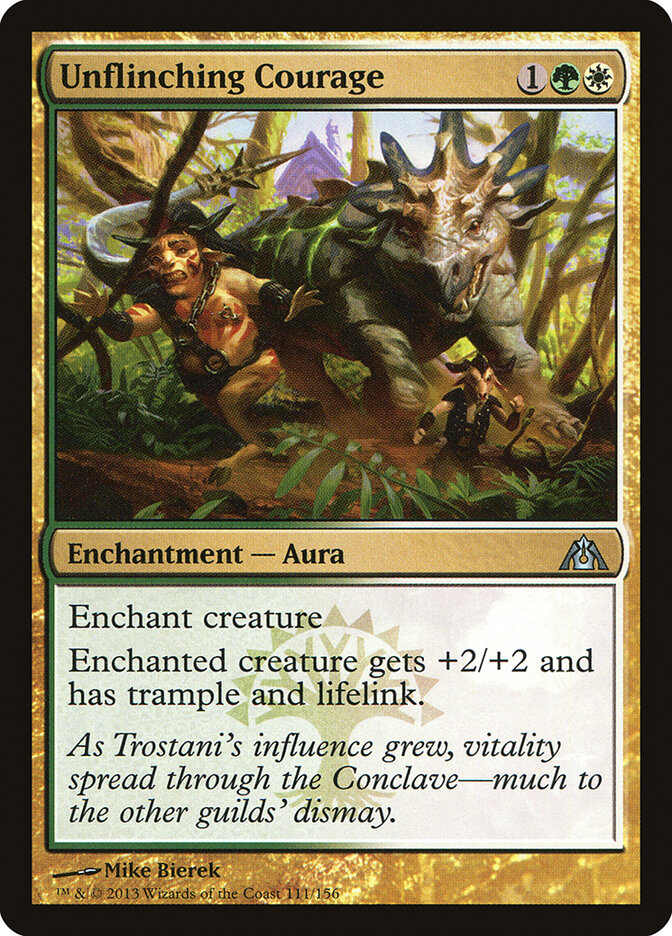 Coragem Inabalável / Unflinching Courage - Magic: The Gathering - MoxLand