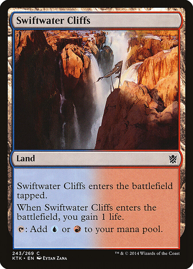 Cordilheiras das Cascatas / Swiftwater Cliffs - Magic: The Gathering - MoxLand