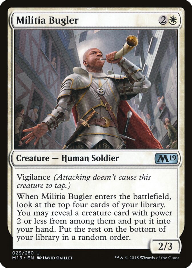 Corneteiro da Milícia / Militia Bugler - Magic: The Gathering - MoxLand