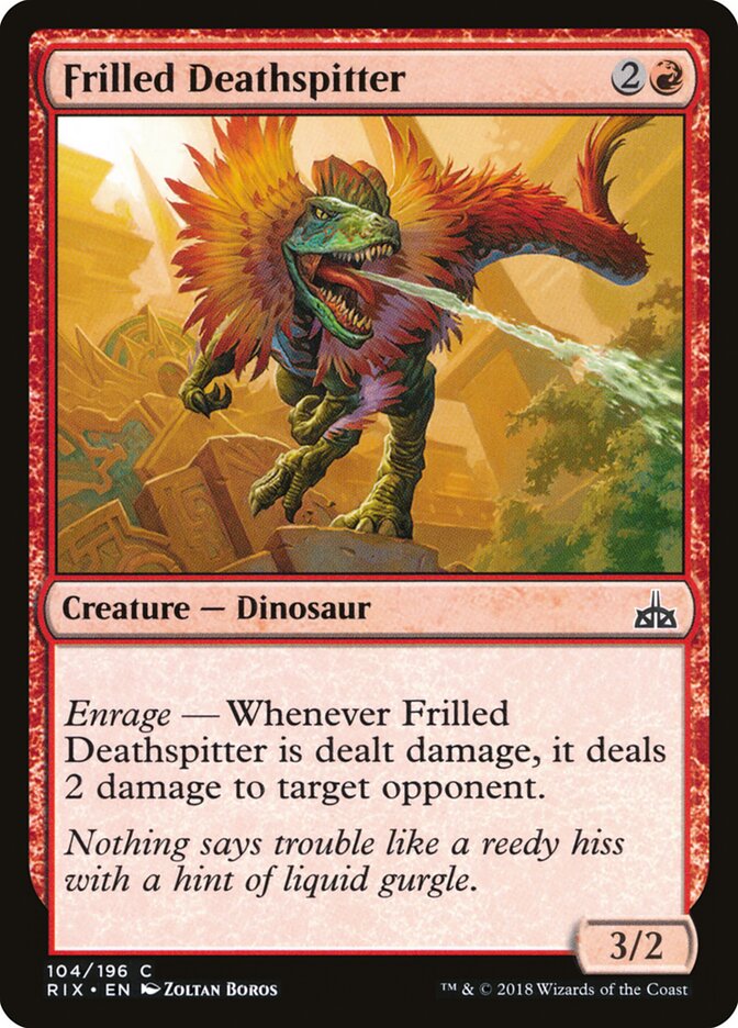 Cospe-morte Franjado / Frilled Deathspitter - Magic: The Gathering - MoxLand