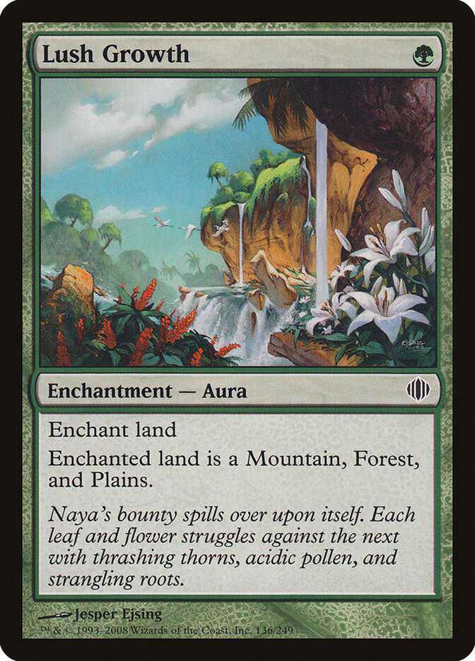 Crescimento Luxuriante / Lush Growth - Magic: The Gathering - MoxLand