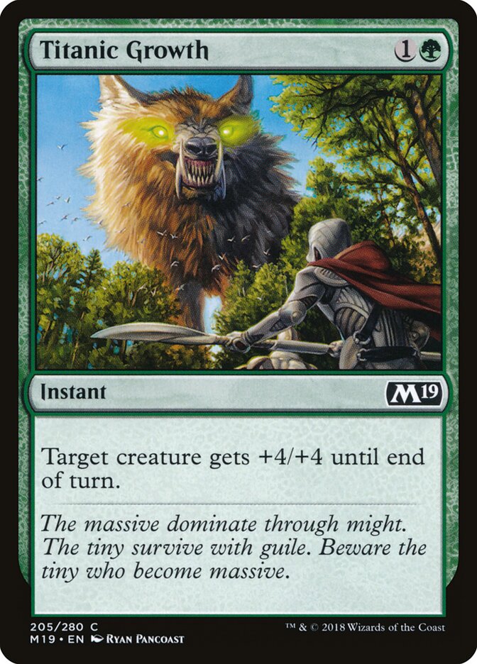 Crescimento Titânico / Titanic Growth - Magic: The Gathering - MoxLand