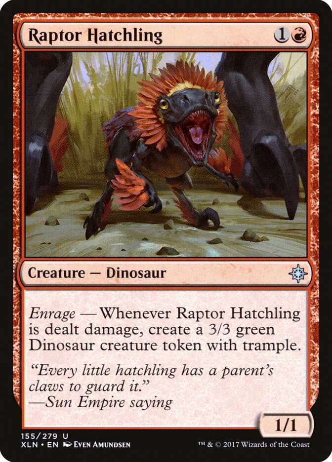 Cria de Raptor / Raptor Hatchling - Magic: The Gathering - MoxLand