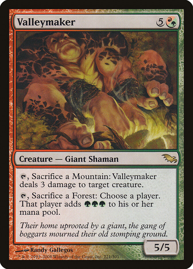 Criador de Vales / Valleymaker - Magic: The Gathering - MoxLand