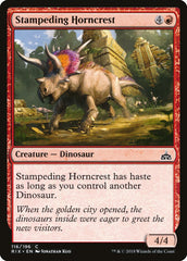 Cristocórneo Desembestado / Stampeding Horncrest - Magic: The Gathering - MoxLand