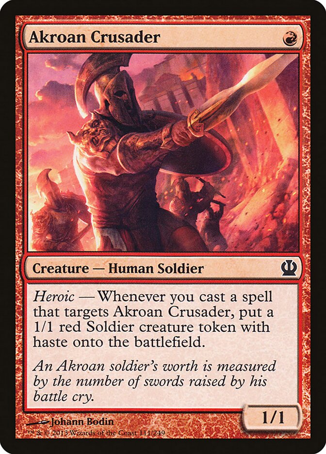 Cruzado Acrosano / Akroan Crusader - Magic: The Gathering - MoxLand