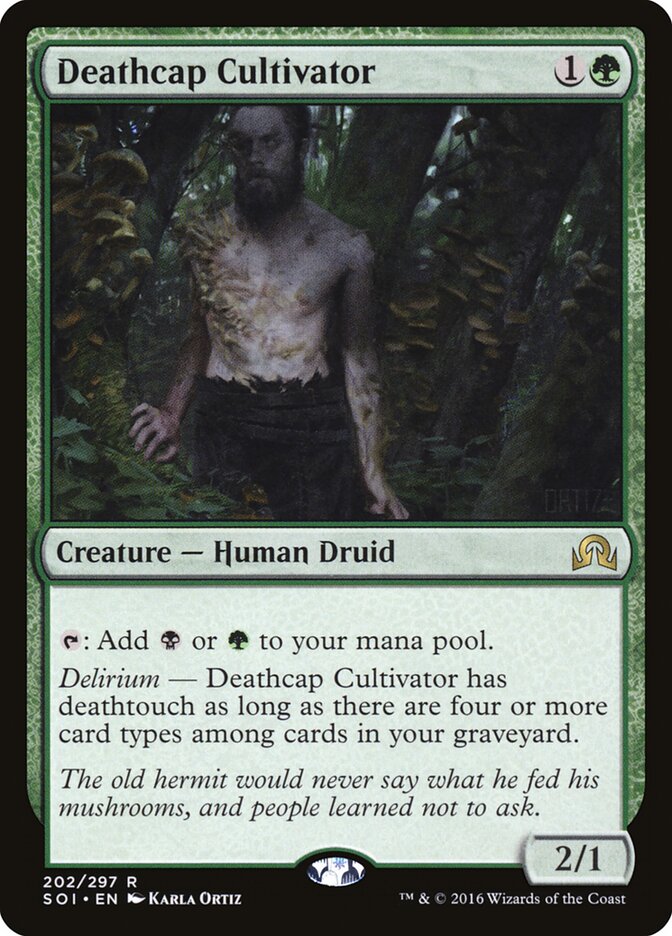Cultivador de Cicuta Verde / Deathcap Cultivator - Magic: The Gathering - MoxLand