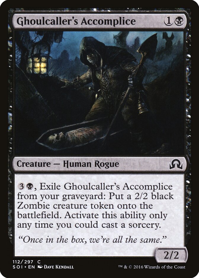 Cúmplice do Invocador de Carniçais / Ghoulcaller's Accomplice - Magic: The Gathering - MoxLand