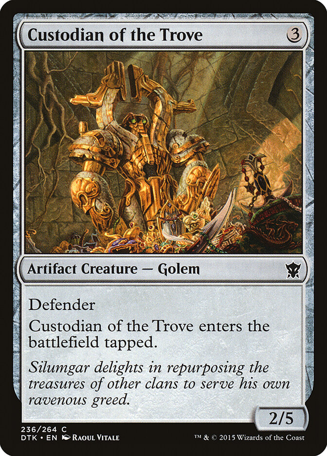 Custódio do Tesouro / Custodian of the Trove - Magic: The Gathering - MoxLand
