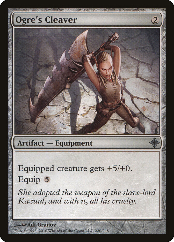 Cutelo de Ogre / Ogre's Cleaver - Magic: The Gathering - MoxLand