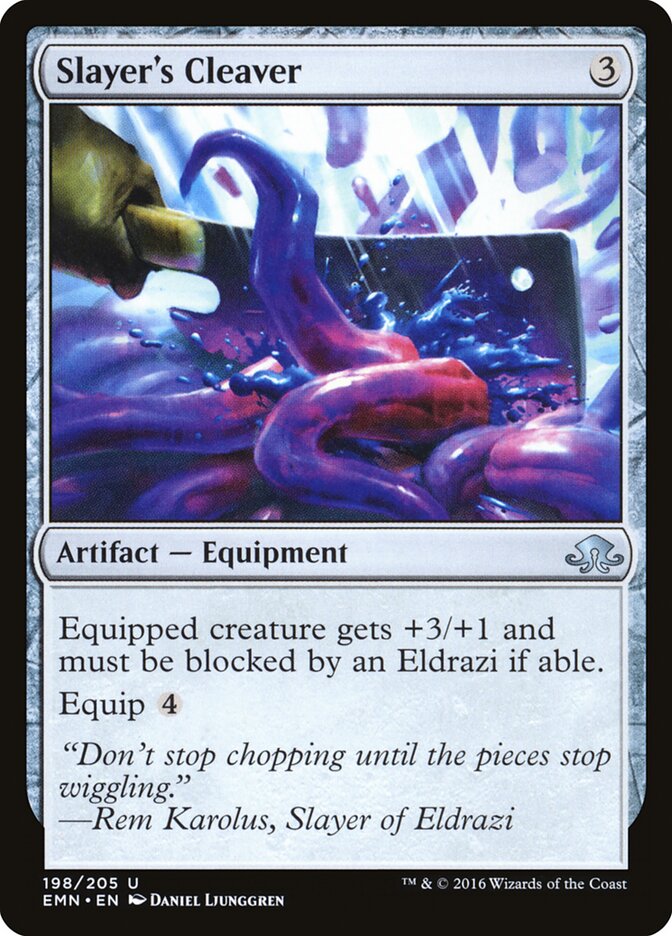 Cutelo do Matador / Slayer's Cleaver - Magic: The Gathering - MoxLand
