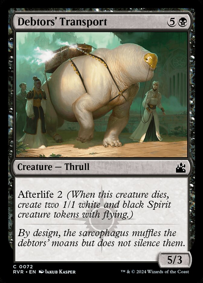 Transporte dos Devedores / Debtors' Transport - Magic: The Gathering - MoxLand
