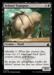 Transporte dos Devedores / Debtors' Transport - Magic: The Gathering - MoxLand