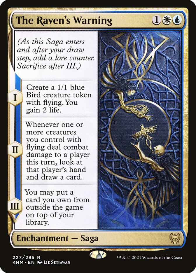 O Aviso do Corvo / The Raven's Warning - Magic: The Gathering - MoxLand