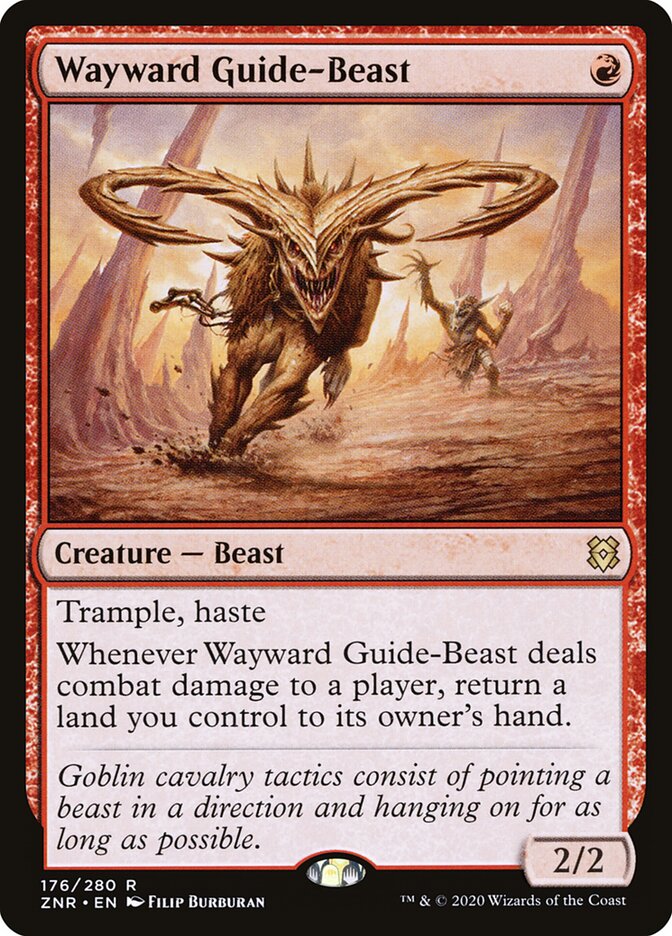 Fera-guia Errática / Wayward Guide-Beast - Magic: The Gathering - MoxLand