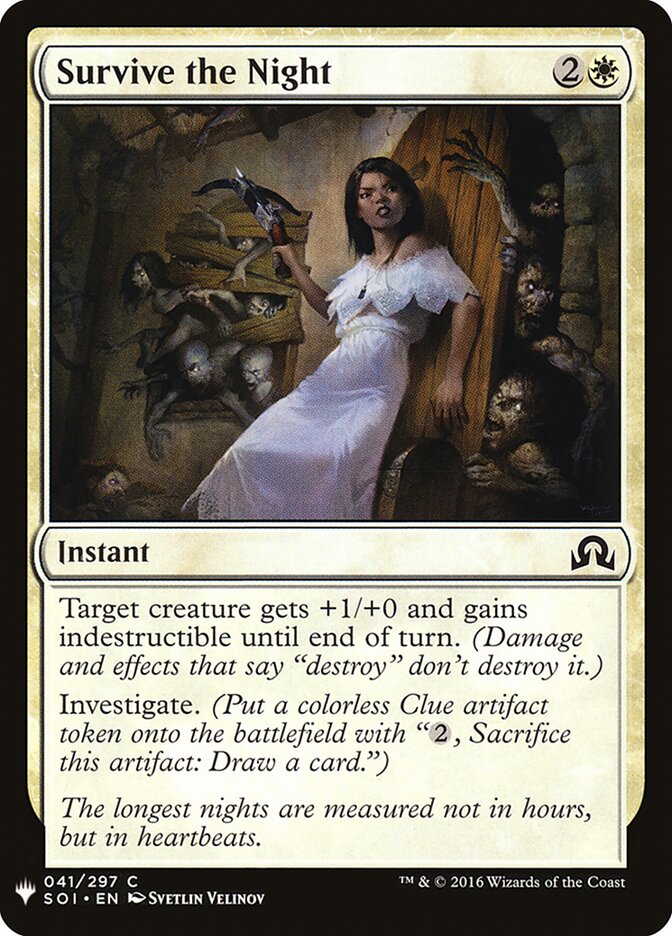 Sobreviver à Noite / Survive the Night - Magic: The Gathering - MoxLand