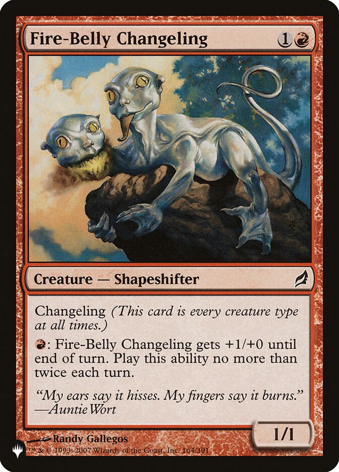 Morfolóide Ventre-de-Fogo / Fire-Belly Changeling - Magic: The Gathering - MoxLand